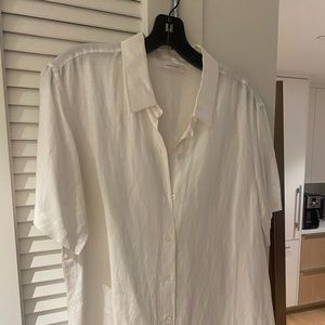 Anine bing button down short sleeve top